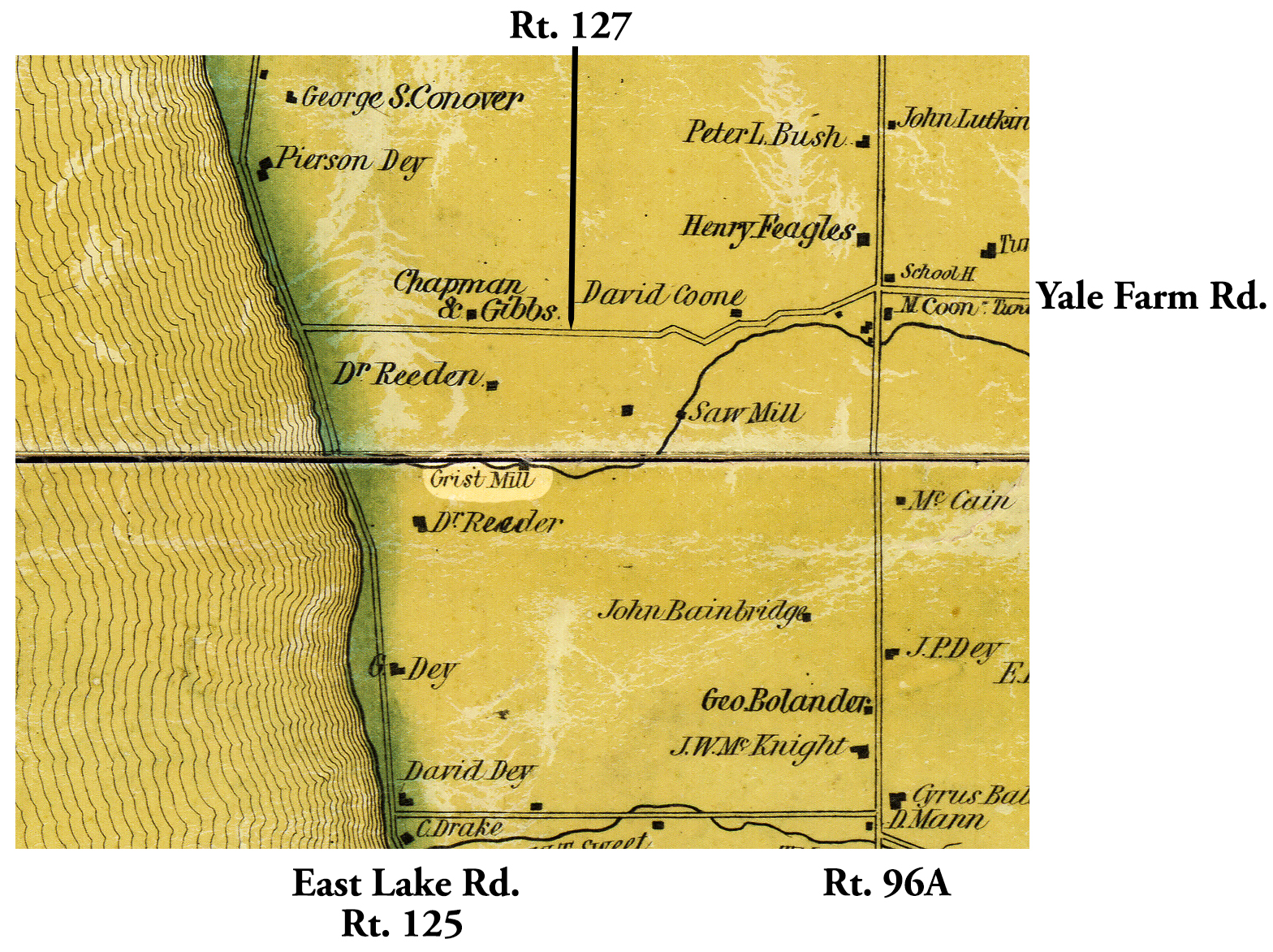 1838 or 1858 Seneca County Var-4 excerpt Map